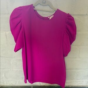 TCEC Fuchsia Puff Sleeve Blouse